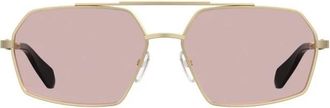 Moschino Mos 210/S Zonnebril - unisex - Zonnebrillen - Geel - 60 MM - Accessoires