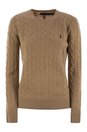 Polo Ralph Lauren Plaited Wool And Cashmere Crew-Neck