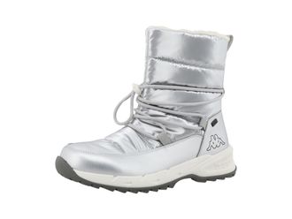 Kappa Winterboots KAPPA Laiza, Damen, Gr. 36, silber, Schuhe Winterboots, Winterschuhe, Winterstiefel, Snowboots, gef&uuml;ttert, wasserdicht