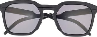Oakley HSTN 54mm Square Sunglasses in Matte Black/prizm Grey at Nordstrom