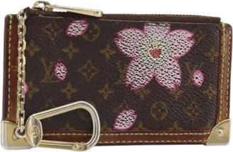 Louis Vuitton Pre-owned Canvas Portemonnee - Dames - Vintage Accessoires - Bruin - ONE Size - Vintage