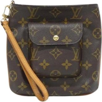Louis Vuitton Pre-owned Clutches, female, Brown, Size: ONE SIZE Pre-owned Clutch