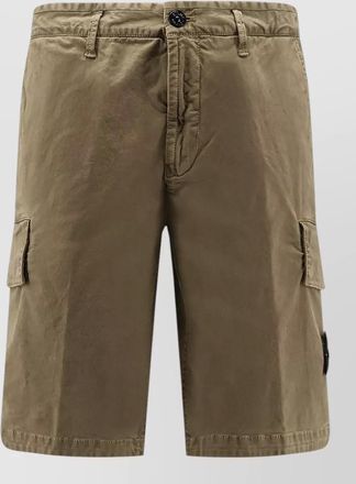 Stone Island organic cotton cargo shorts