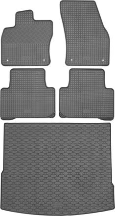 OEM Juego De Alfombrillas De Goma Para Coche Y Alfombrilla Para Maletero Para Volkswagen Tiguan Ii Suv A Partir De Mayo De 2016