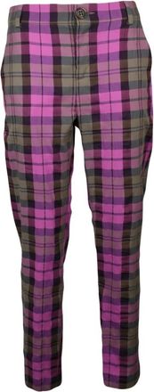 Vivienne Westwood Broeken, Dames, Veelkleurig, S, Katoen, Jongens Slim-fit Broeken