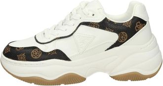 Guess Hapyy 3 Runner - Dames - Sneakers - Wit - 40 EU - Polyester - Schoenen