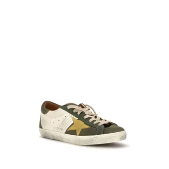 Golden Goose Mens Bicolor Calf Leather Bos Taurus Sneakers