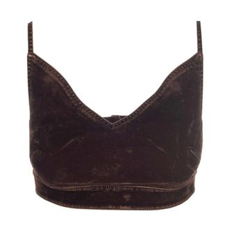Loewe Dames, Tops, Bruin, Maat: 2XS
