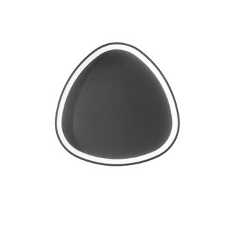 Luce-Ambiente-Design Black Aluminum Led Ceiling Light Klapton With Cct Function 65 Cm