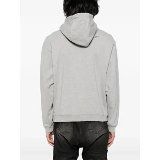 Ader Error Logo-Print Cotton Sweatshirt - Gray