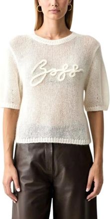 HUGO BOSS Donna, Maglie, Beige, S, new