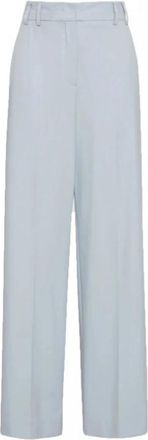Marella Wijde Broek - Dames - Wijde Broeken - Blauw - S - Broeken