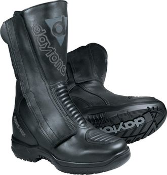 Daytona Gore-Tex M-Star Motorcycle Boots Black Leather Waterproof Ankle Protection 45, black, 11 UK