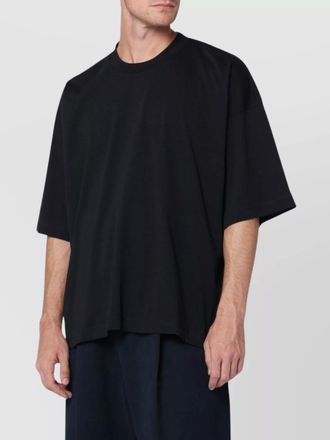 STUDIO NICHOLSON loose fit cotton t shirt with crew neck