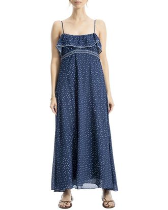 Max Studio Flounce Detail Maxi Dress