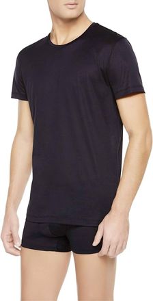 La Perla Elegance Short Sleeve Crew Neck T-Shirt In Black