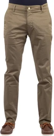Jeckerson Broeken, Heren, Groen, W29, Katoen, Jack Chino Slim Broek