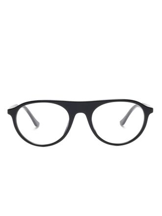 Ray-Ban round-frame glasses - unisex - Acetate - 53 - Black