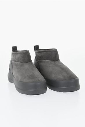 Moon Boot Suede Ankle Boots LUNA with Rubber Sole size 38