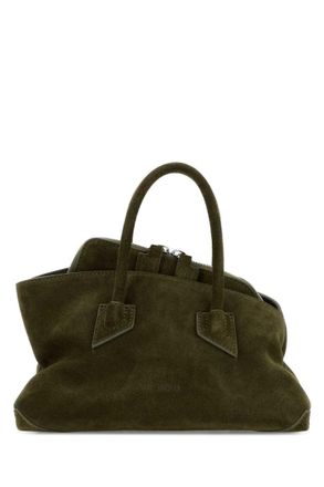 The Attico Olive La Passeggiata Mini Satchel