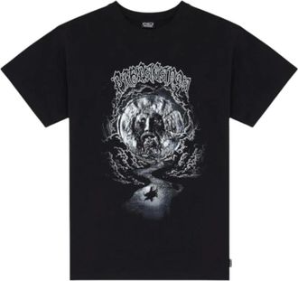PROPAGANDA Grafische Print Katoenen T-Shirt - Heren - T-shirts - Zwart - S - Katoen - Tops