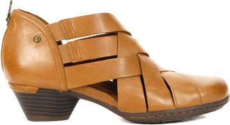 Cobb Hill Womens Laurel Woven Booties - Wide In Tan