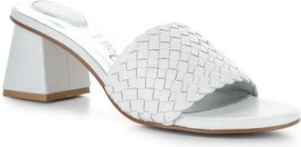 Bos. & Co. Wella Slide Sandal in White at Nordstrom, Size 10-10.5Us