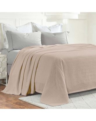 Superior Jena Cotton Textured Chevron Lightweight Woven Blanket