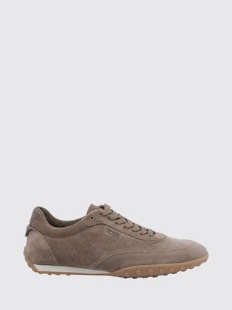 Tod's Suede Calfskin Low-Top Sneakers with Gommini Sole