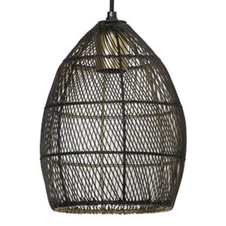 Light & Living L&aacute;mpara Colgante - Meya - Negro - Metal - &Oslash; 20cm - Light&living