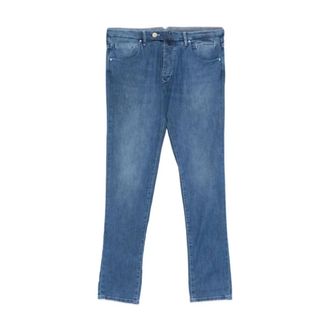 Incotex Straight Jeans, male, Blue, Size: W40 Straight Jeans