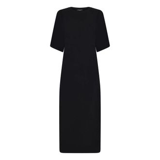 Bruuns Bazaar Alnus BBNathala Trim jurk - Dames - Casual kleedjes - Zwart - M - Katoen - Kleedjes