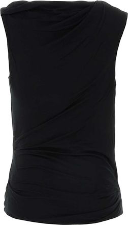 Entire studios Womens Tank Top Black Viscose Elastane Sweater