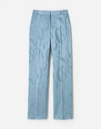 Lafayette 148 New York Womens Gates Straight Leg Pants In Paper Blue