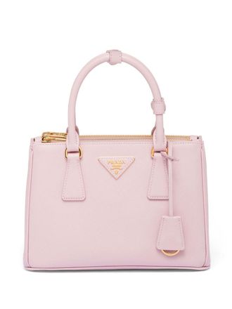 Prada small Galleria leather tote bag - women - Calf Leather - OS - Pink