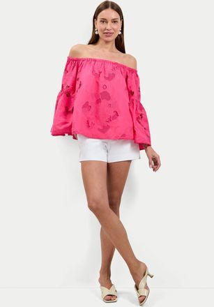 Trina Turk Perry Off-Shoulder Top