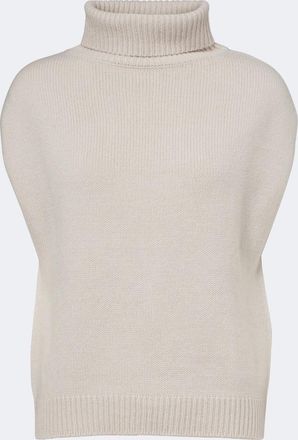 Jardin Des Orangers Wool and cashmere turtleneck sweater vest