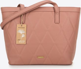 Wittchen Dames shopper van eco-leer met stiksel