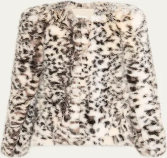 Isabel Marant Bahria Faux Fur Teddy Coat