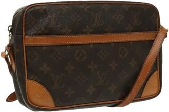 Louis Vuitton Pre-owned Monogram Schoudertas - Dames - Vintage Schoudertas - Bruin - ONE Size - Leer - Vintage