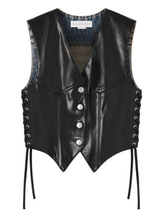 Stella McCartney Gilet con bottoni - Nero