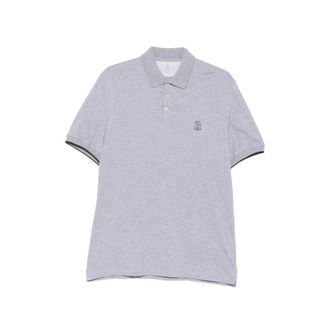 Brunello Cucinelli Logo-embroidered Piqu&eacute; Polo Shirt
