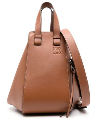 Loewe Borsa tote Hammock piccola in pelle - Marrone