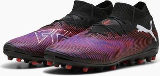 Puma Mens 8 Pro Mixed Ground Football Boots - Black/Multi - Size: 10.5