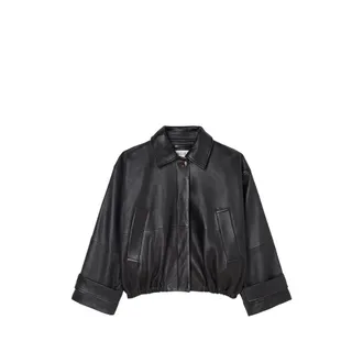 R&oacute;he Leather Blouson Jacket
