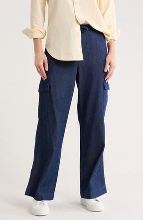 Tailor Vintage Lightweight Cotton Cargo Pants in Med Wash at Nordstrom Rack, Size X-Large