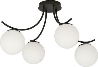 Wonderlamp Plaf&oacute;n De Techo Barino Opal (4 Luces)