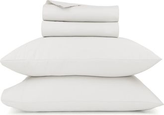 California Design Den Grand Indulgence 1000 Thread Count 100% Cotton Sateen Sheet Set in True Ivory at Nordstrom, Size Queen