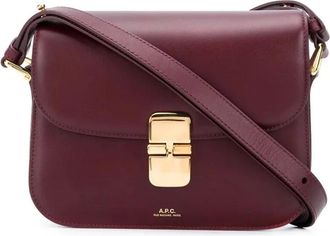 A.P.C. Cross Body Bags, female, Purple, Size: ONE SIZE Grace Small Bag