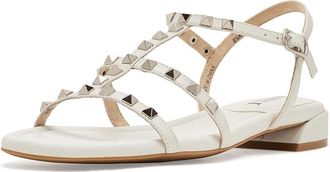 Vaneli Becky Womens Slide Shoes Bianco Aston : 5.5 M (B), Leather